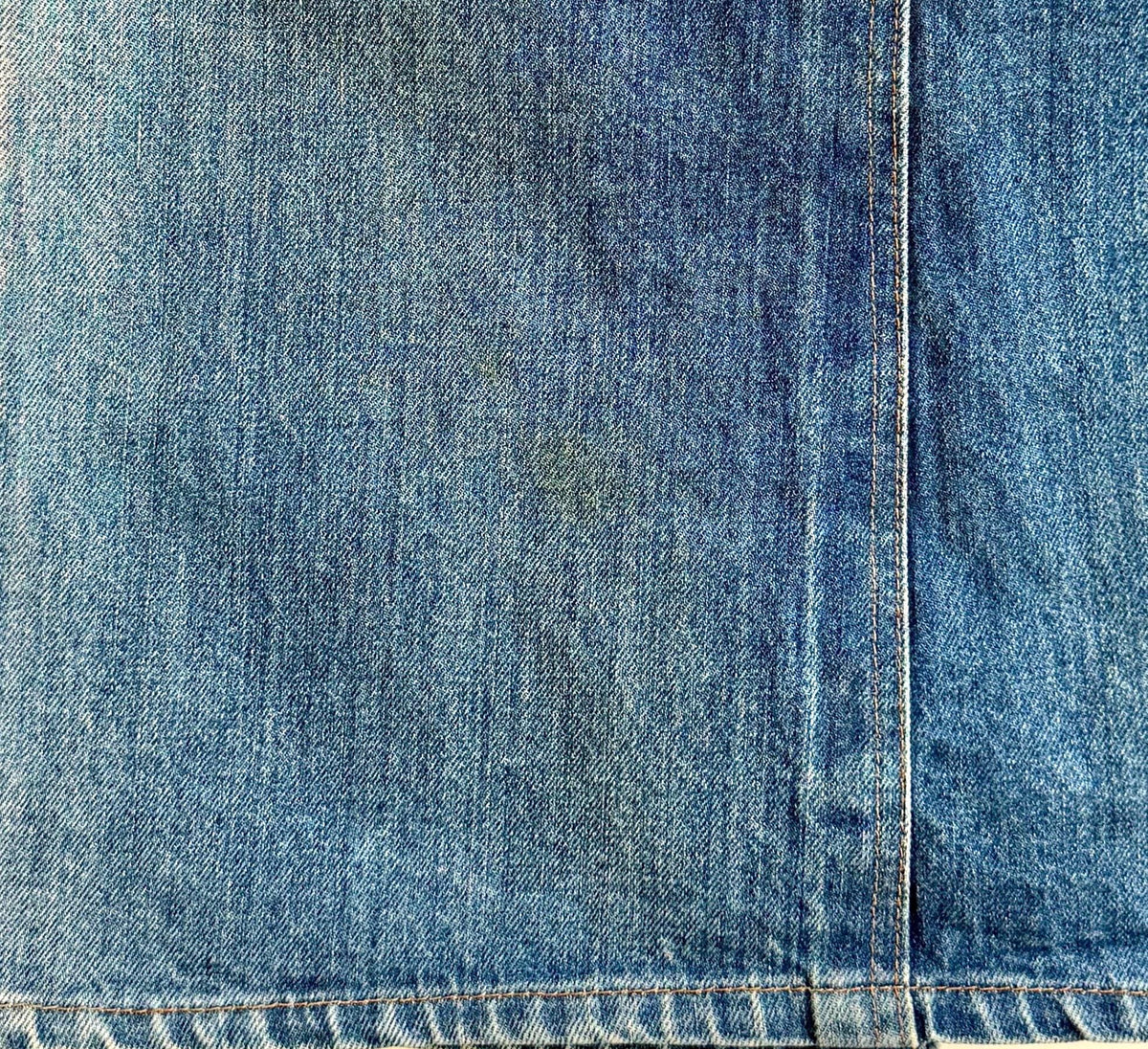 Vintage French Denim Skirt Made in France